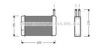 AVA QUALITY COOLING FD6134 Heat Exchanger, interior heating